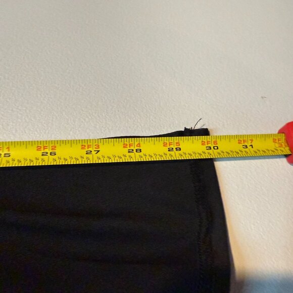 Baltic Born Women 1XL Arianna Maxi Dress V Neck Black Side Slit Flowy Stretch - Picture 11 of 12